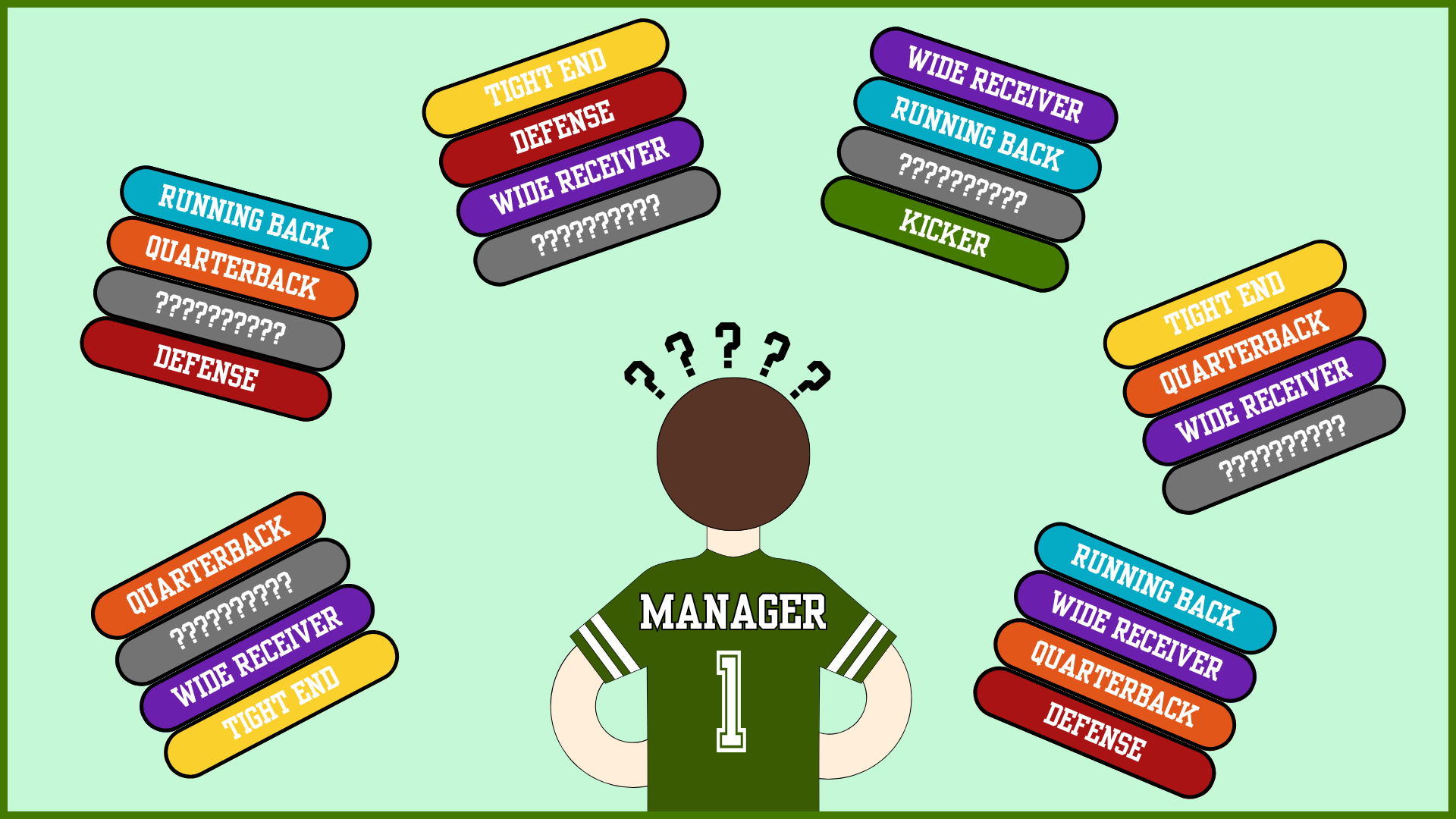 Fantasy football analytics illustration